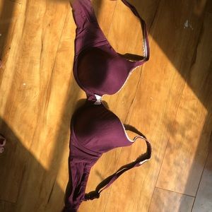 Body by Victoria perfect coverage eggplant 36C bra